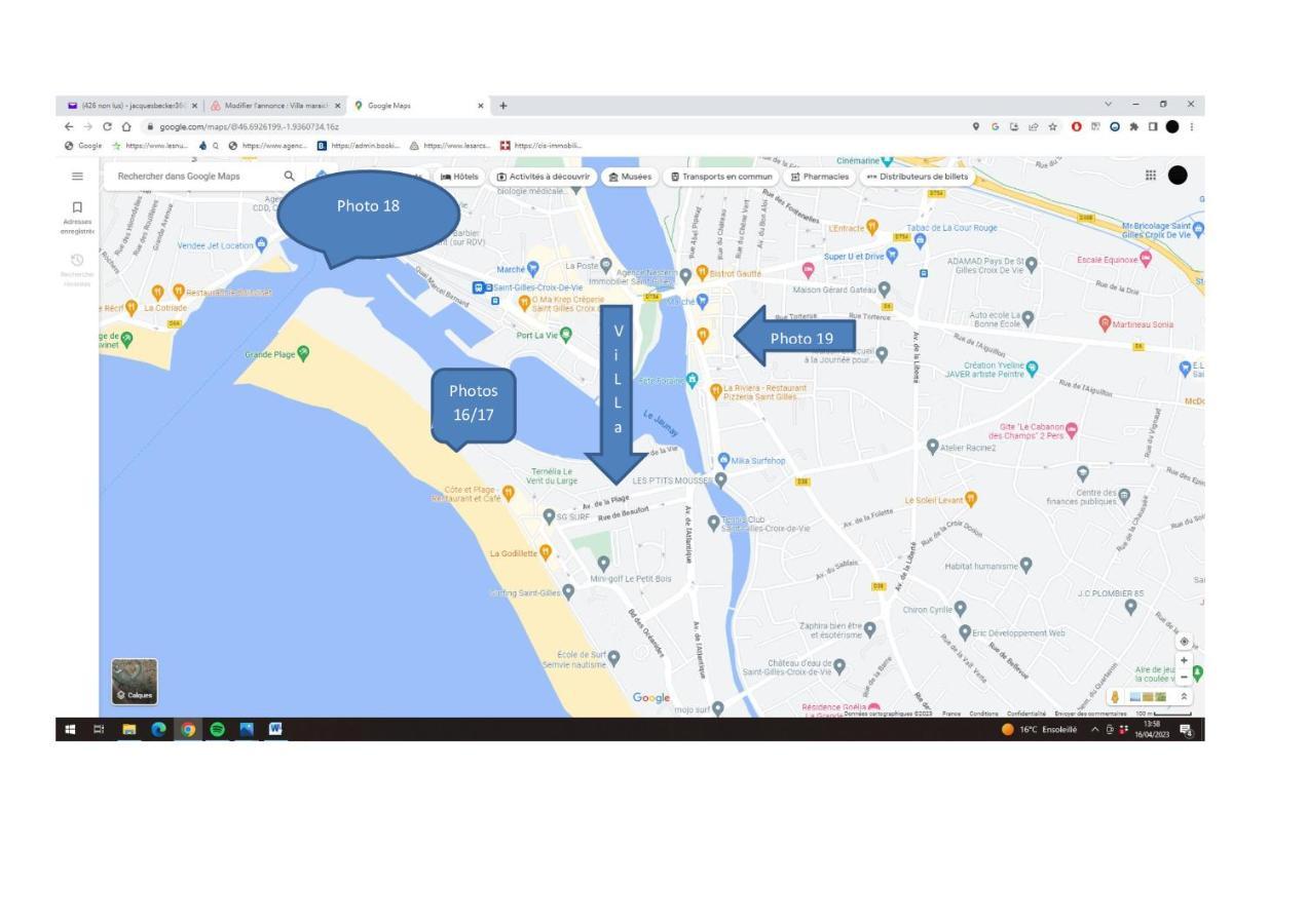 Maraichine Renovee, Grand Jardin Et Wifi, Entre Et Marche Casa vacanze *